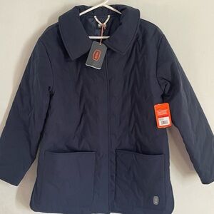 NWT BASS WOMEN Navy Quilted Jacket size XS